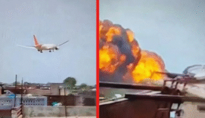 عاجل بالفيديو، لحظة تحطم الطائرة وسقوط اكثر من 200 قتيل !!