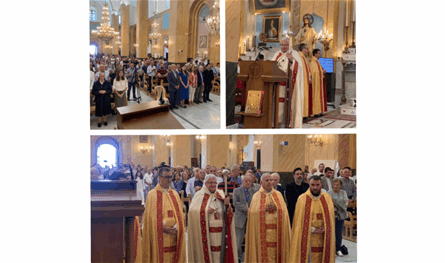 A Mass in Ehden on the intention of lengthening Youssef Bey Karam