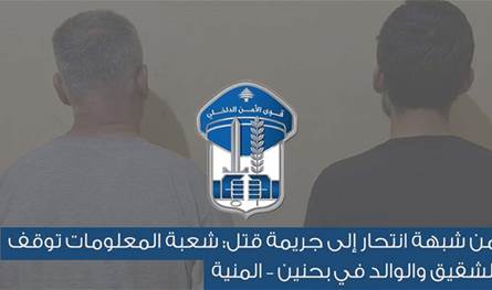 A murder … the information stops the brother and the father in Bahneen – Al -Minya