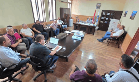 Al -Labiki met the mayors of the Halaba area