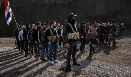 An organized force .. The Sweida factions are united under the banner of the National Guard