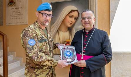 General Kulusi meets Bishop Abdullah … to enhance cooperation between UNIFIL and religious leaders in the south