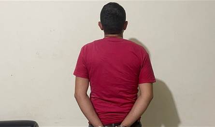 He killed his uncle with a sharp instrument .. The Information Division arrested him while trying to flee to Syria