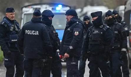 In Poland … an unknown body fell and exploded at night