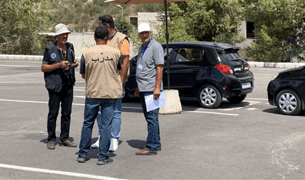 In this region … the opening of the car driving exam center