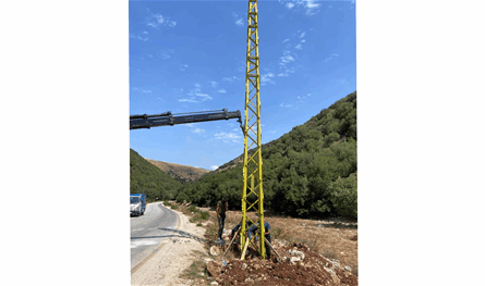 Installing and operating lighting networks and water pumps in a number of southern towns
