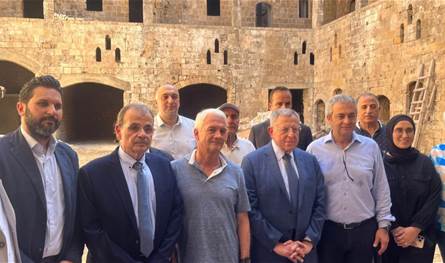 Khan Al -Qishleh in Sidon visited an Italian project to revive the local heritage and crafts