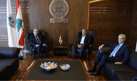 Mansi presented with his visitors affairs of interest to the military establishment