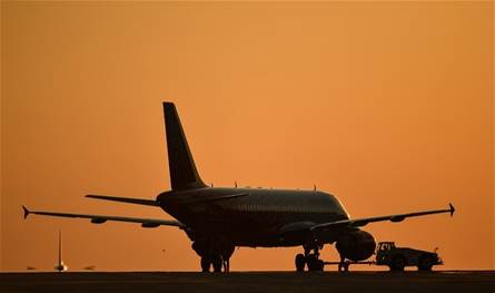 On the airport … Try to open the door of the plane as soon as it landed!