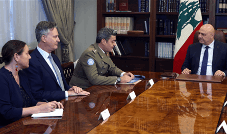 President Aoun: Lebanon is sticking to the survival of UNIFIL in the south