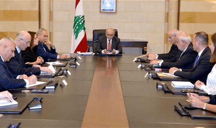 Salam chairs a coordination meeting on Lebanese -Syrian relations