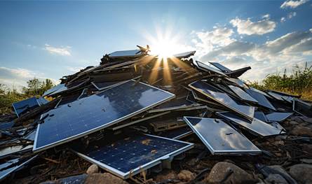 Solar energy leaves a mountain of deadly waste .. Sam went to kill the Lebanese