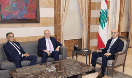 The Minister of the Interior Research, the Gardening and Alan Aoun in the situation
