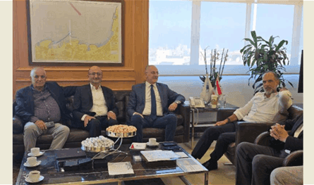 Abdullah and a delegation from the municipalities of Shahim and Burja visited the Minister of Works .. This is what was presented