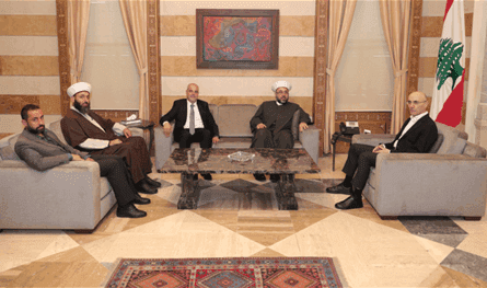 Al -Hajjar meets deputies and delegations to discuss development and service affairs