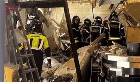 An explosion shakes a bar in Spain