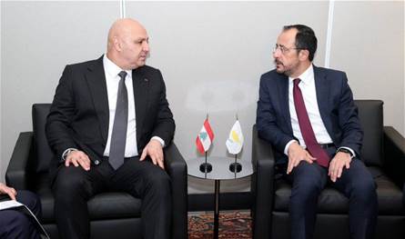 Aoun receives his Cypriot counterpart and calls for enhancing cooperation between Lebanon and the European Union