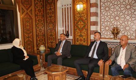 Bahia Hariri met security leaders, Monsignor Al Asmar and personalities