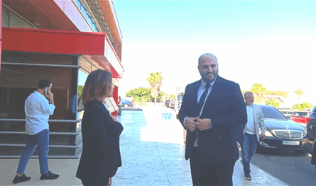 From the Turkish Hospital .. The Minister of Health begins his inspection tour in Sidon