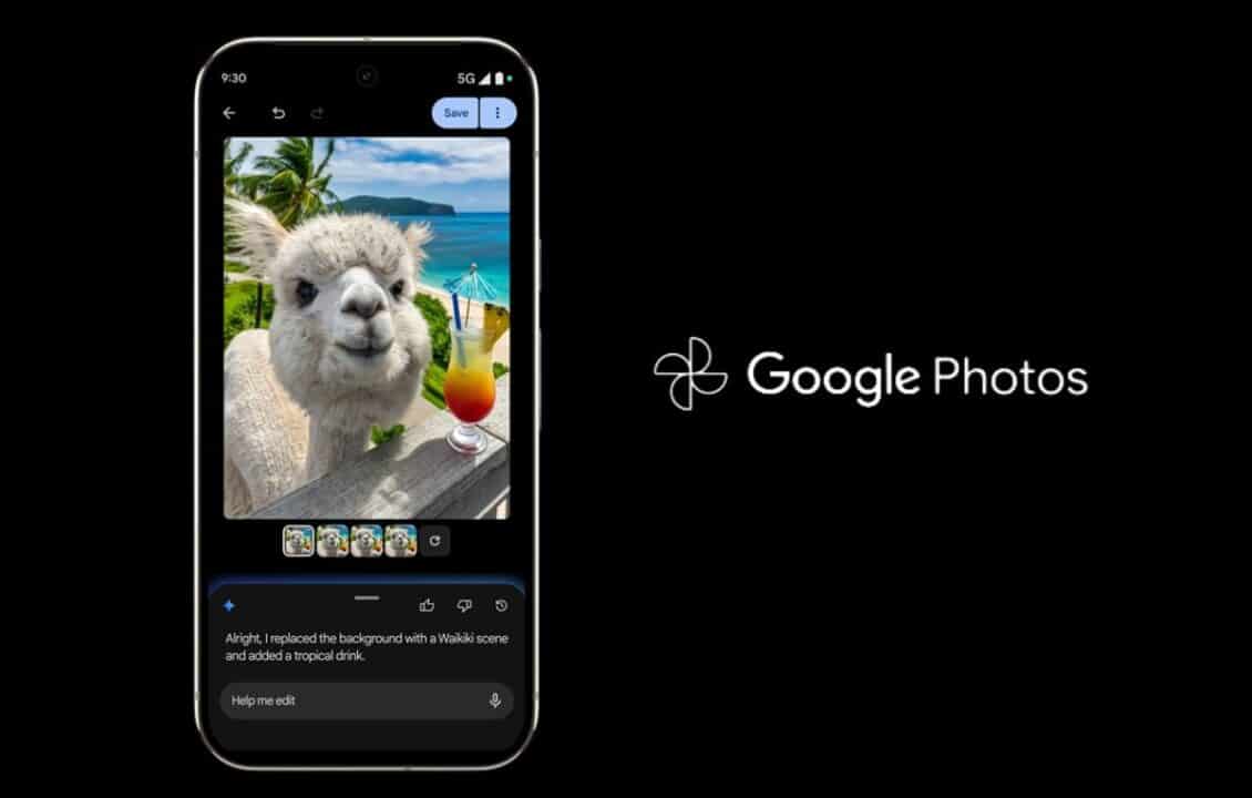 Google launches the feature of photo editing with text orders in Google Photos on a large scale