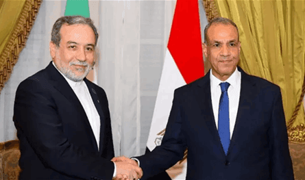 In Cairo .. talks between Araqji and Abdel -Ati, prior to the Groubi meeting