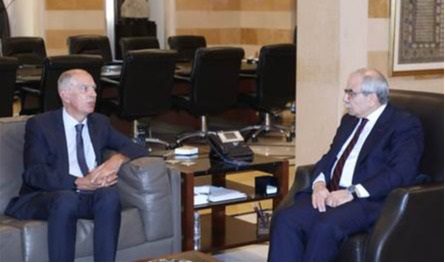 Salam received Magro .. He discussed a visit to Ludrian and the Army and Reconstruction Conferences