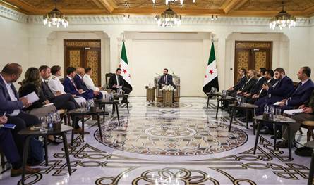 Sharia received Barak and the Commander of the US Central Command