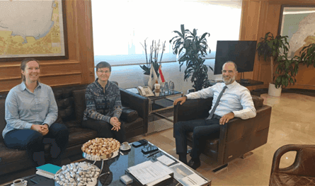 The Minister of Works discusses cooperation with Germany and follows the files of transportation and infrastructure