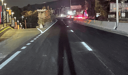 The Ministry of Works has started planning these roads .. Beware at night