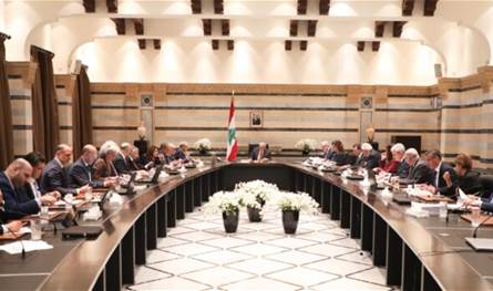 The last thing that revealed the arms inventory session … this formula prepared by President Aoun