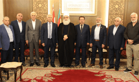The sheikh of the mind met delegations