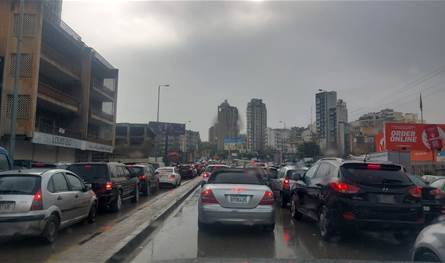 This morning … a dense traffic on these roads