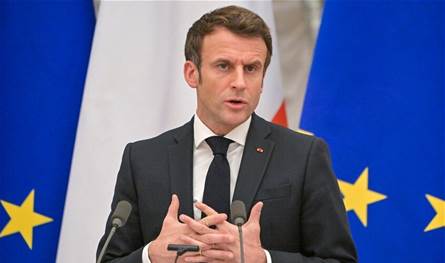 What is the condition of Macron to open a French embassy in Palestine?