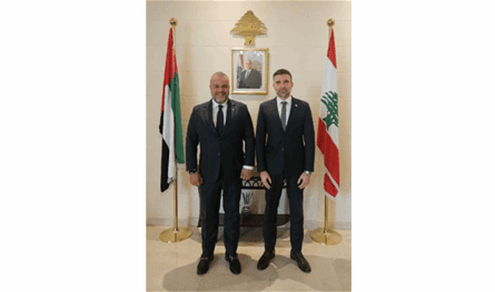 Adeeb Abdel -Masih visits the Lebanon ambassador to the Emirates