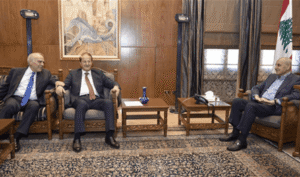 Berri received Merhebi and Rahma to follow up on political and parliamentary developments