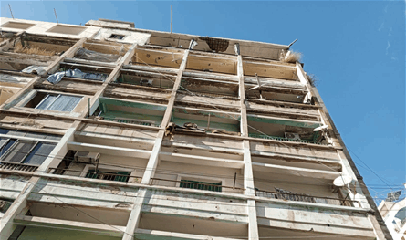 In pictures: Stones fell from a house that almost killed two children