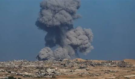 More than 80 martyrs .. The Israeli bombing is continuing on Gaza