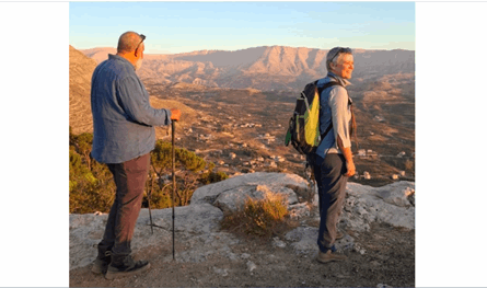 The European Union ambassador spends her vacation in Ehden