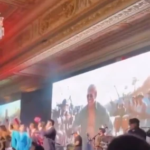 A remarkable event: Trump sways to Latin tunes in his private club