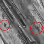 The Israeli army shows footage of a strike targeting a missile launch pad in western Iran