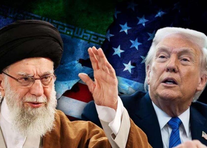 The Ayatollah sits with the Great Satan