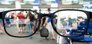 Launching the “Nearby Glasses” application to alert users of smart glasses nearby