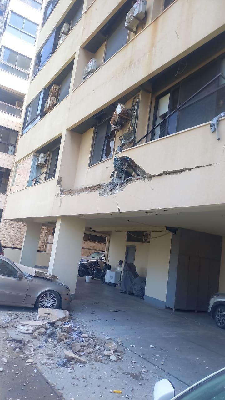 Noise following a missile explosion near Beirut.. Details of what happened in the Jnah area!