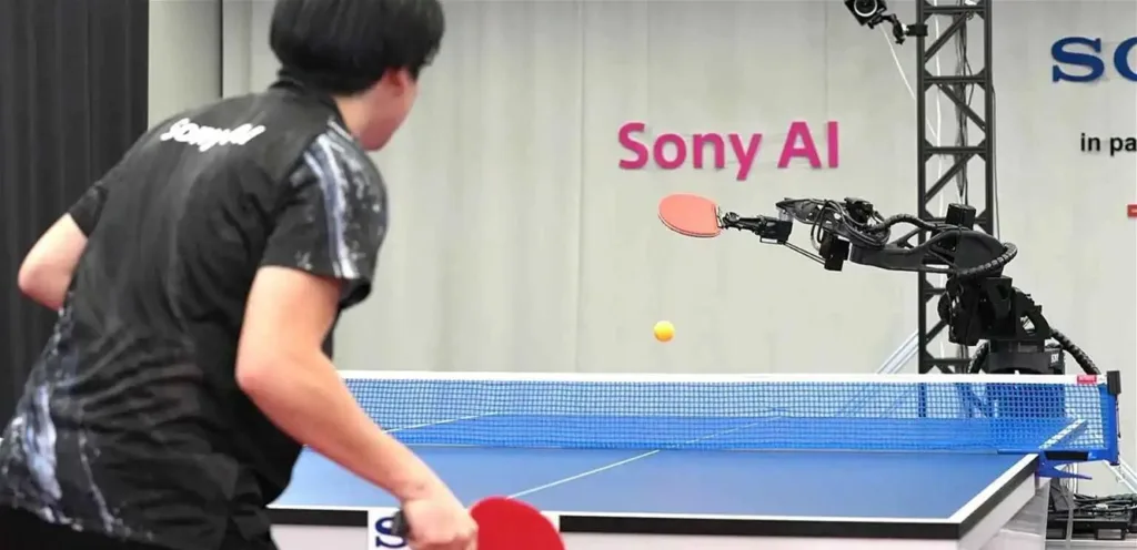 A “super” robot defeats table tennis champions with exceptional performance!