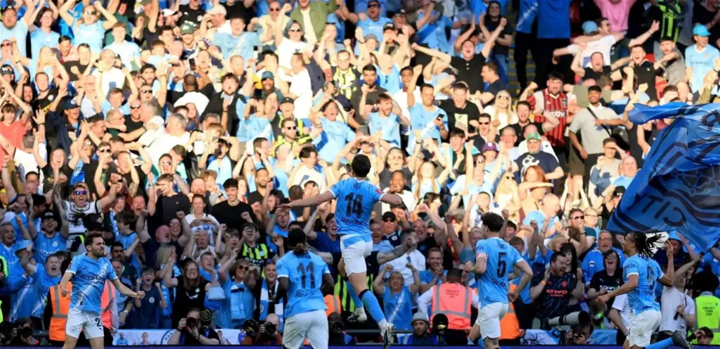 Manchester City seizes the ticket to the Wembley final in crucial moments