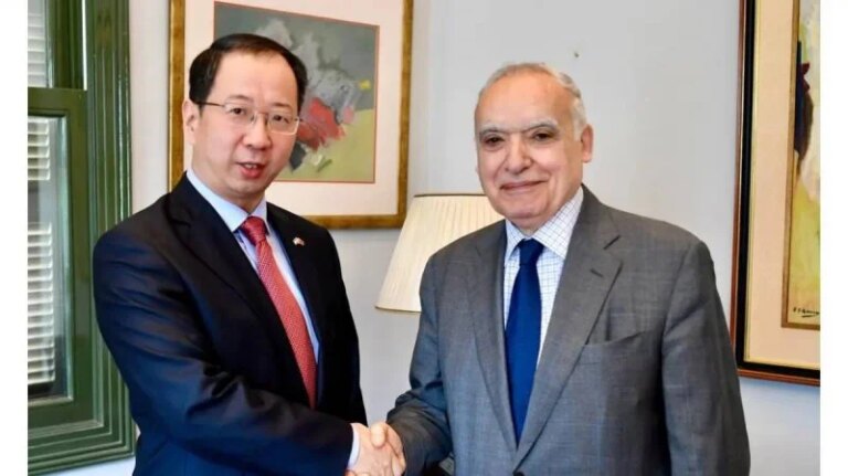 Salama meets the Chinese ambassador: an emphasis on stability and the development of cultural exchange
