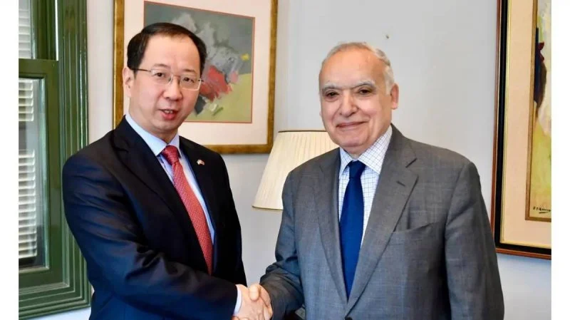 Salama meets the Chinese ambassador: an emphasis on stability and the development of cultural exchange