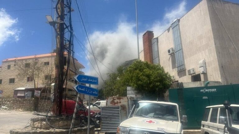 Targeting near Tibnin Hospital… and an Israeli escalation that touches Lebanese army positions