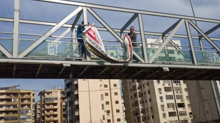 Controversy in Tripoli after a campaign to remove banners… and sheikhs are getting involved!