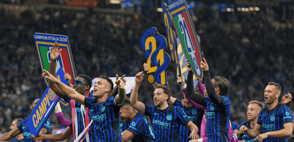 For the 21st time in its history, Inter Milan is crowned champion of the Italian League